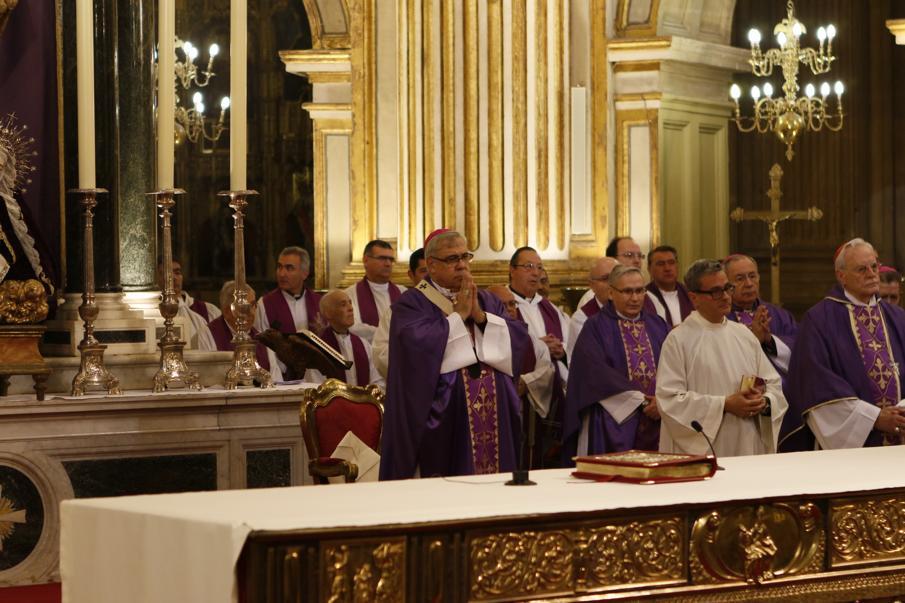 Funeral de D. Antonio Dorado Soto en la Catedral de Málaga, el 18 de marzo de 2015  · Autor: S. FENOSA
