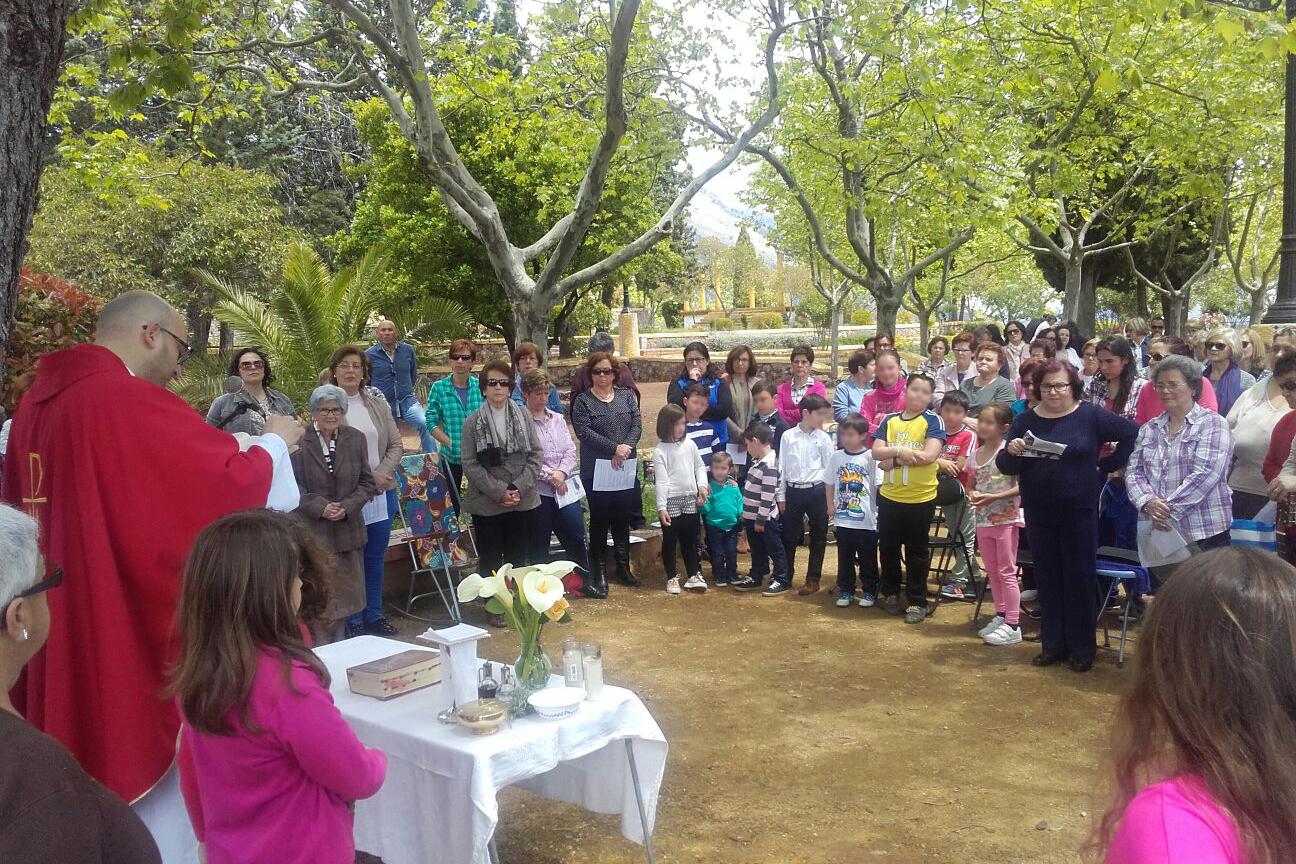 Eucaristía celebrada en Cortes de la Frontera el día de Pentecostés de 2016 