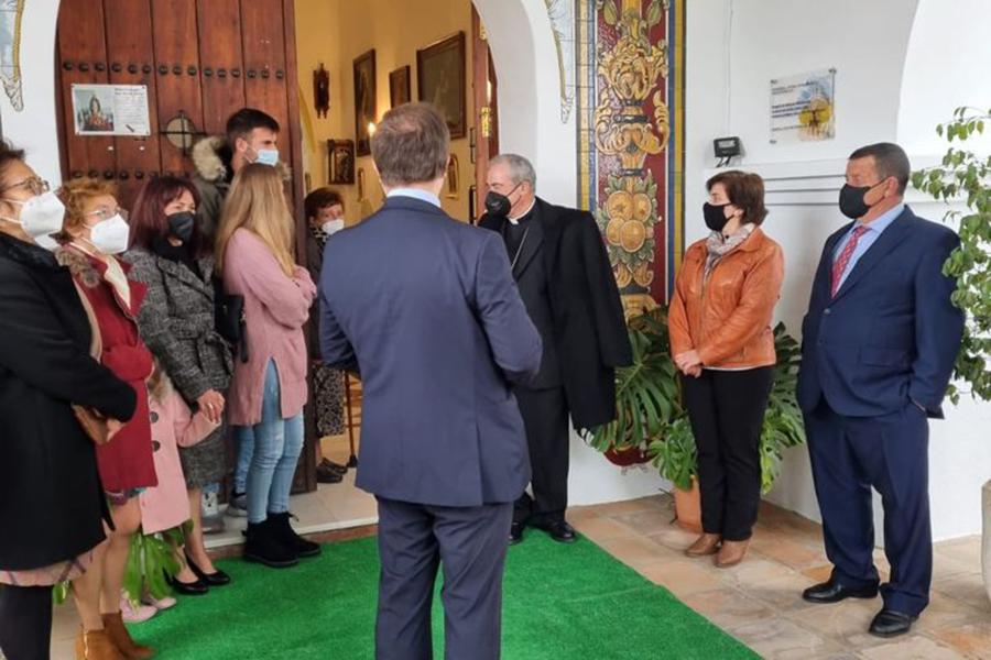 Visita Pastoral del Obispo de Málaga, Jesús Catalá, a Cómpeta 