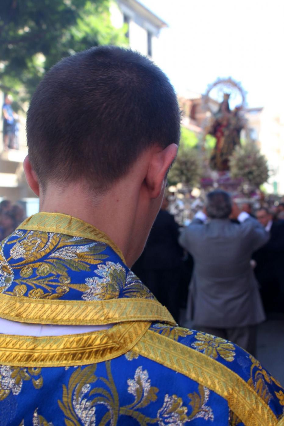 ARCHIVO. José Ignacio Postigo en la procesión de la Virgen del Rosario de Fuengirola 