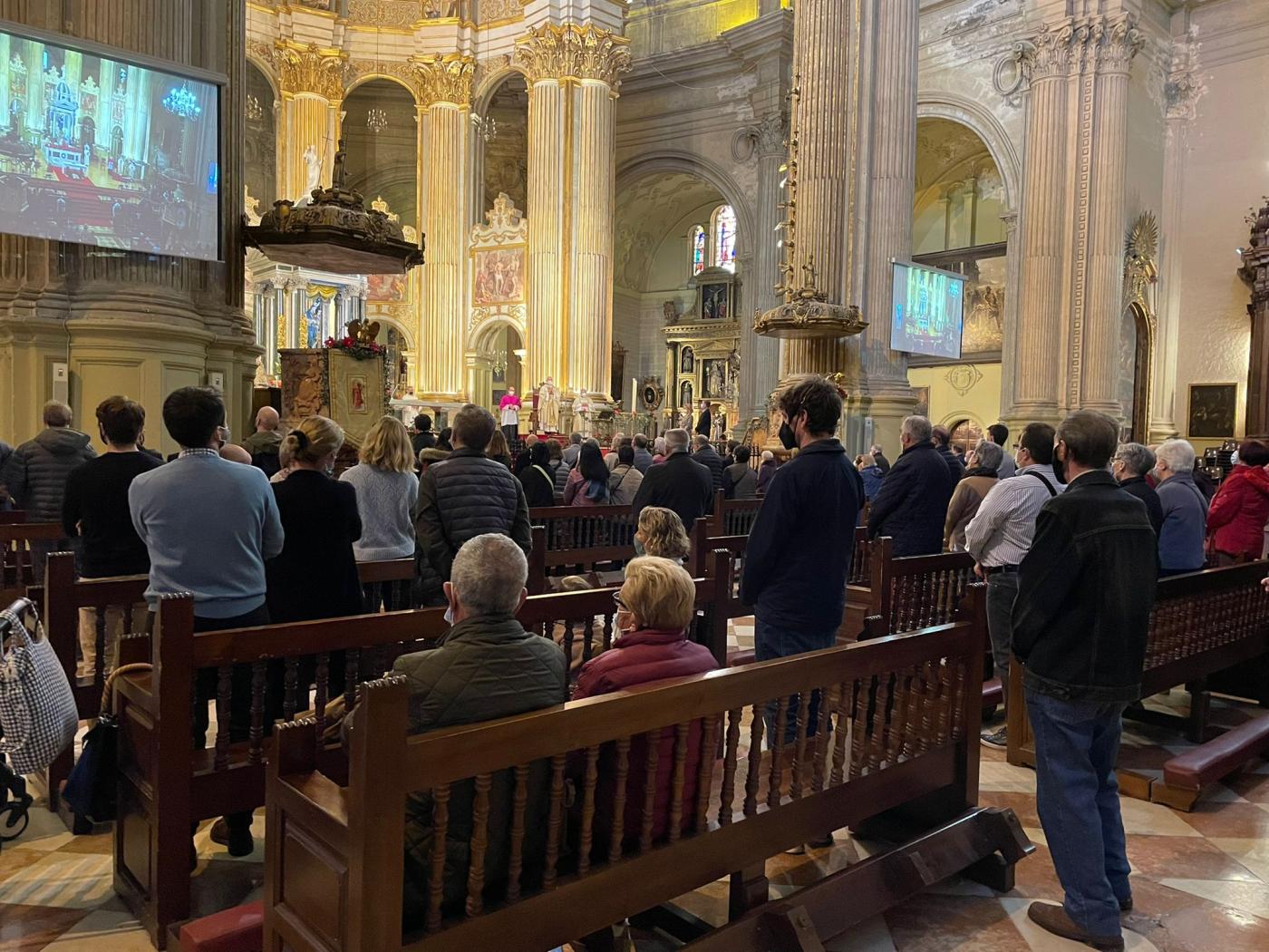 Día de la Sagrada Familia 2021 en la Catedral de Málaga // E. LLAMAS 