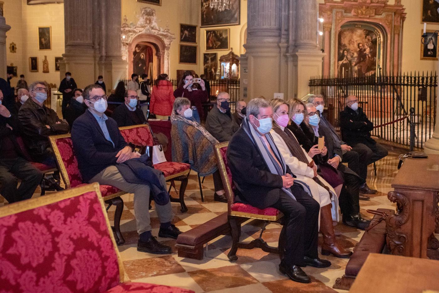 Celebración del patrón de los comunicadores y entrega del Premio Cardenal Herrera 2022 en la catedral de Málaga // D. MARTÍN 