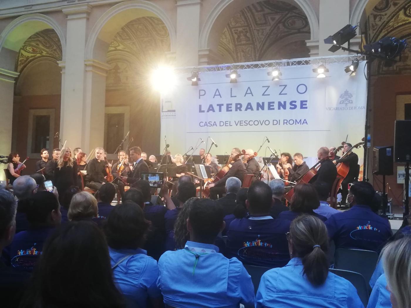 Concierto celebrado en el X Encuentro Mundial de las Familias en Roma 