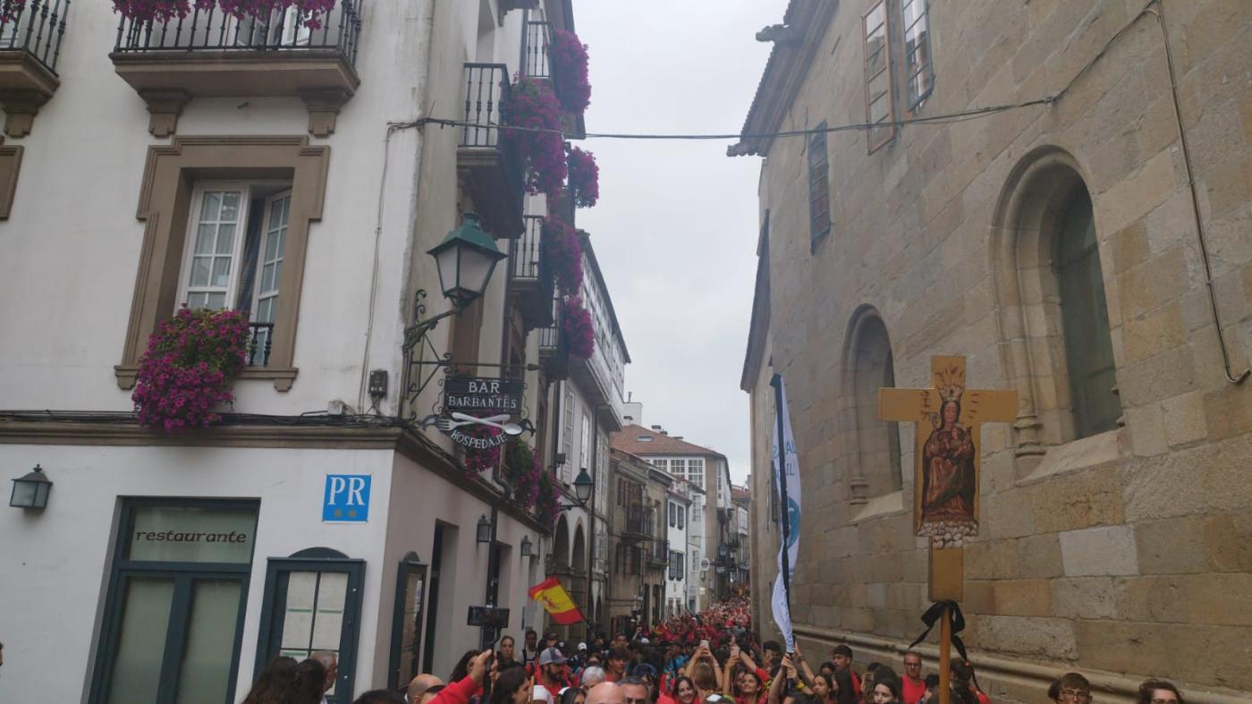 Los jóvenes de Málaga llegan a Santiago de Compostela para participar en la PEJ22 