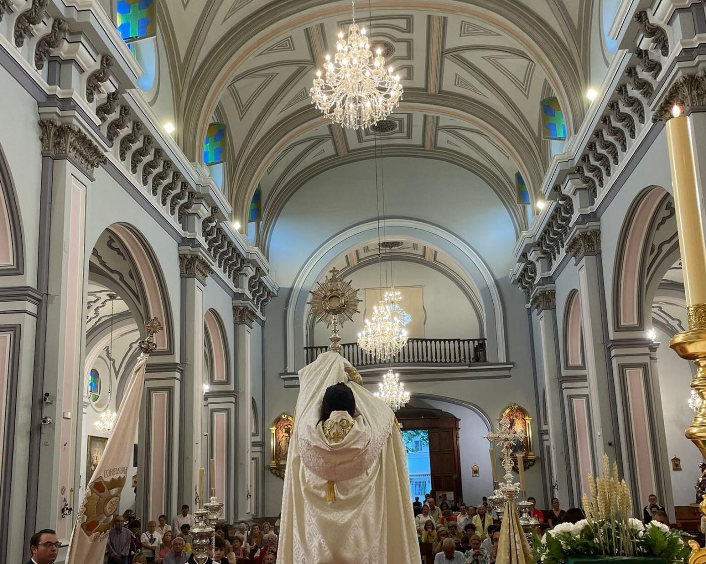 Celebración del Corpus Christi de años anteriores en Pedregalejo, Málaga