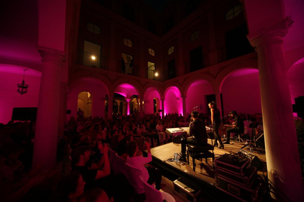 Marlango, durante su acústico