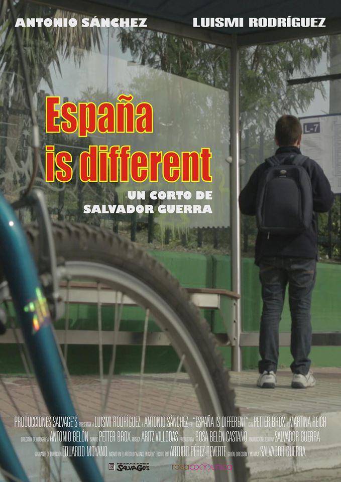 Cartel de \"España is different\"