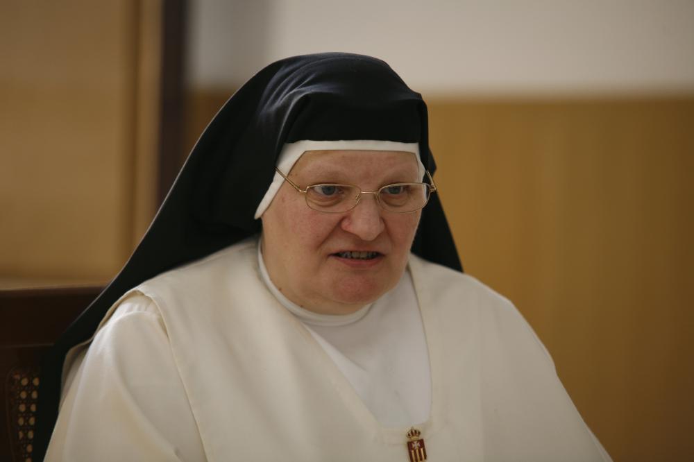 Madre Mª Carmen Yoldi, superiora de la comunidad