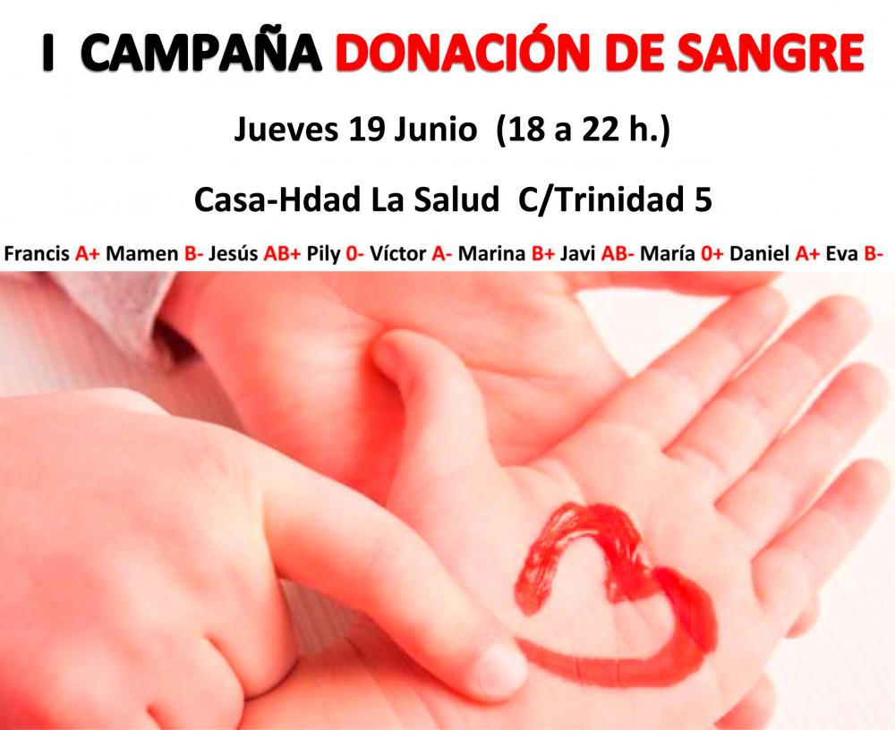Hermandades malagueñas se suman a una campaña de donación de sangre