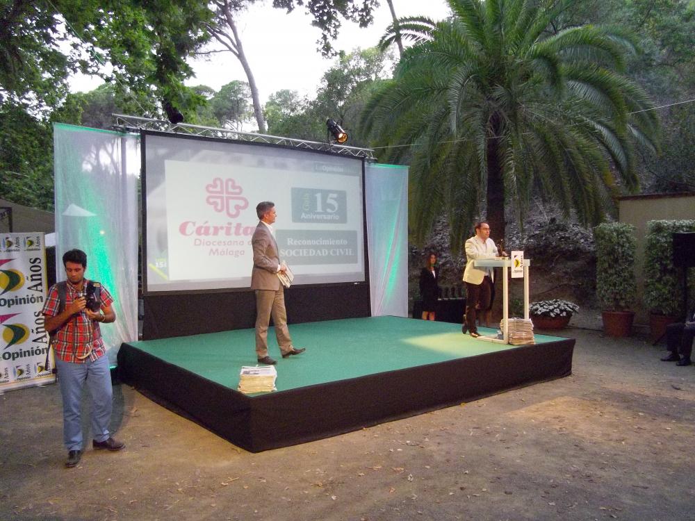 Discurso de agradecimiento del director de Cáritas Diocesana