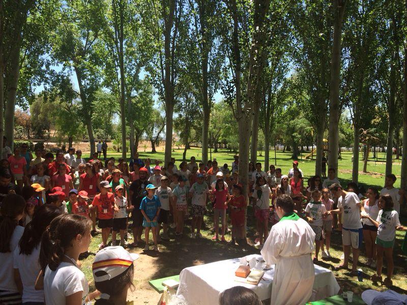 Los arciprestazgos se unen para la Eucaristía del campamento de verano