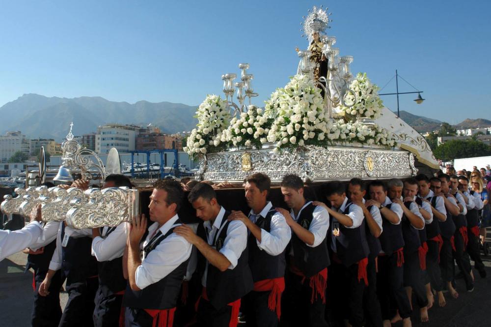 Cultos en honor a la Virgen del Carmen de Marbella