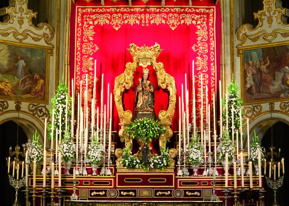 Santa María de la Victoria recibe culto en la Catedral