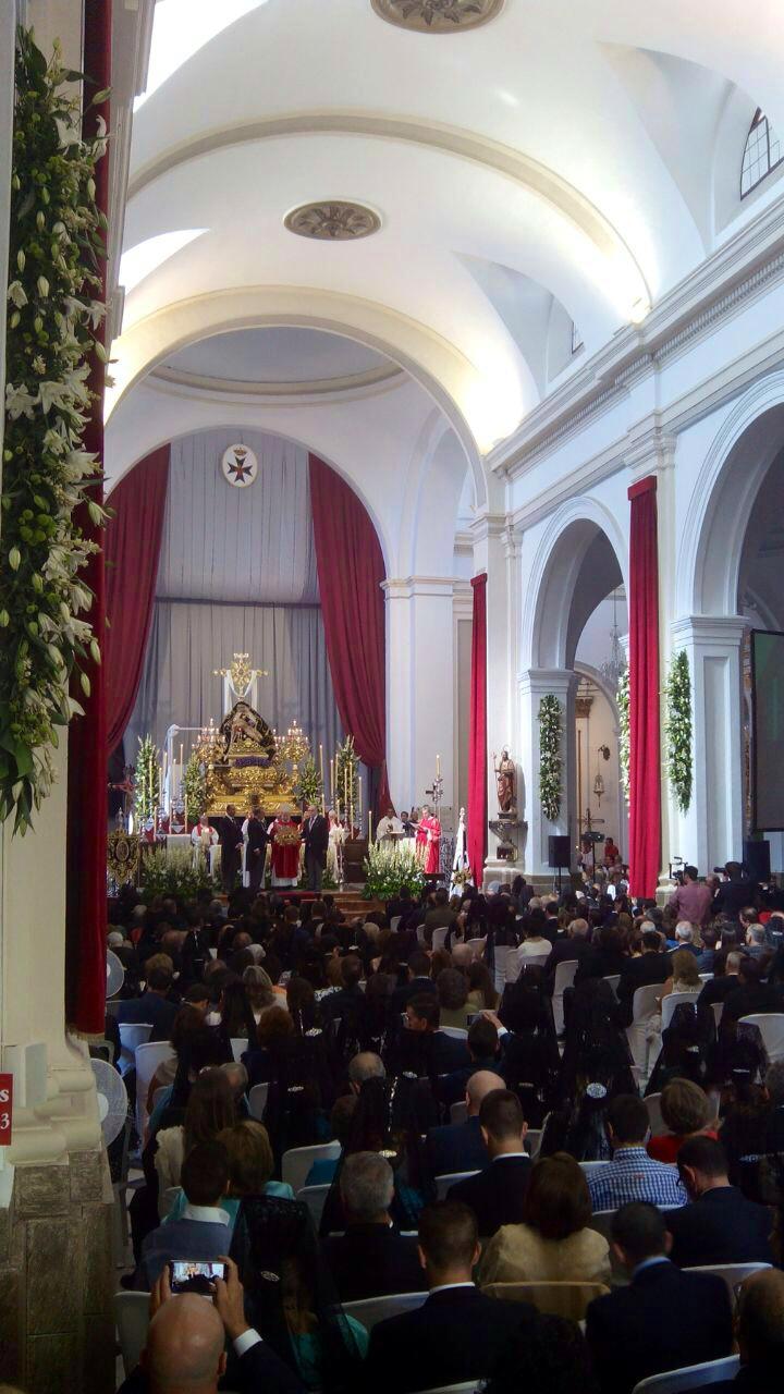 La parroquia de San Juan en la mañana de la Coronación de su Virgen