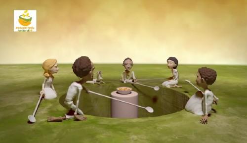 Imagen de la campaña \"Una sola familia humana\"