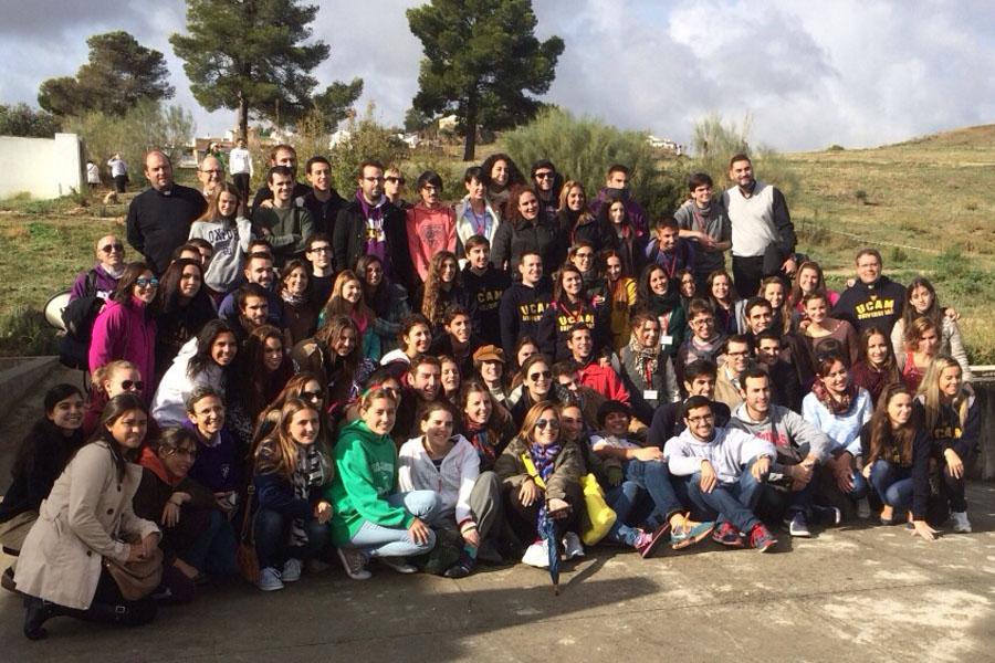 Pastoral Universitaria disfruta de un encuentro en Mollina