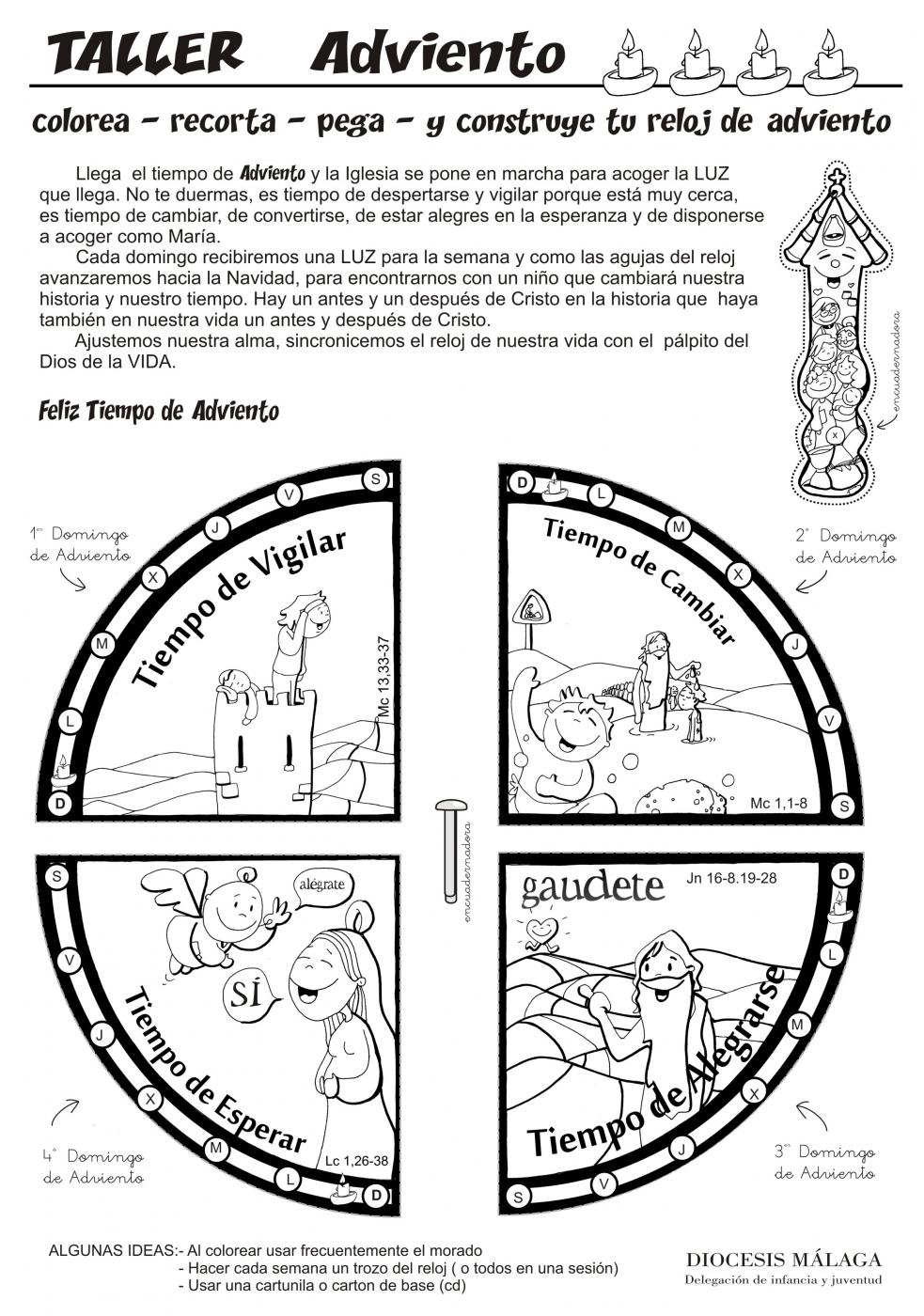 Hoja del taller de Juventud