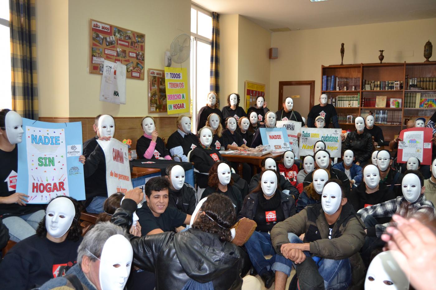 Un flashmob para reivindicar el derecho al hogar