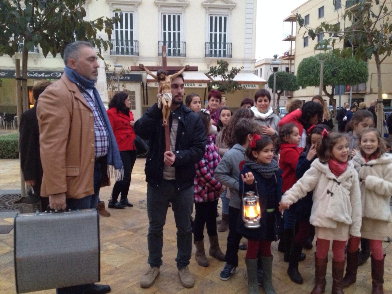 La luz de la Paz de Belén en su llegada a Melilla