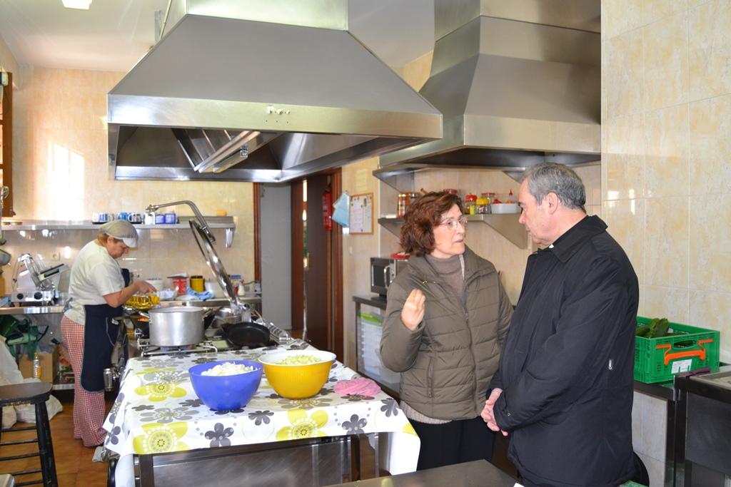 Visita al comedor de Santo Domingo