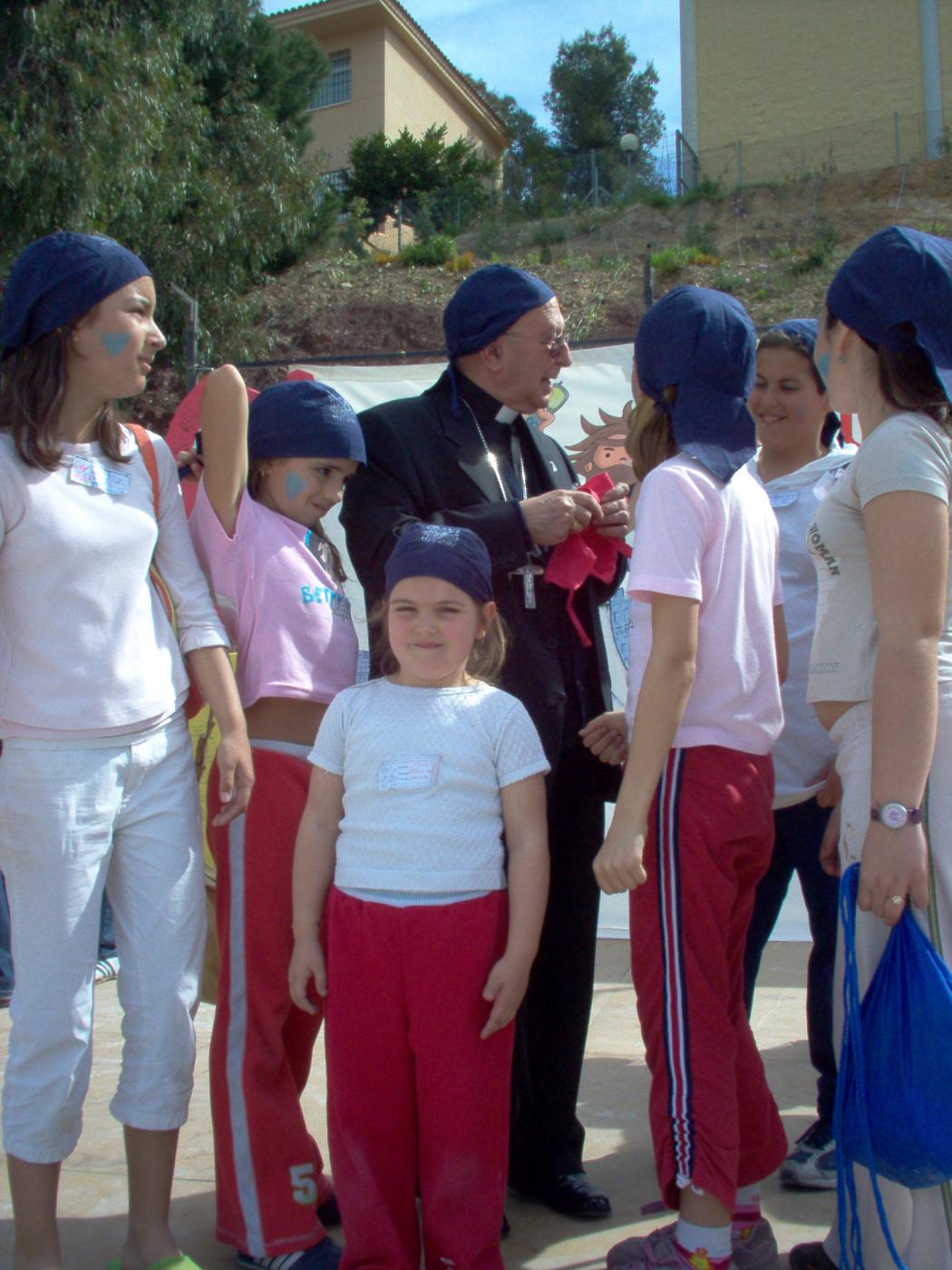 Don Antonio Dorado, en un encuentro de infancia