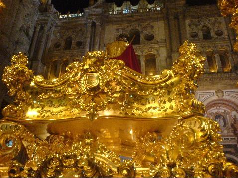 Saludo a la cofradía de los Estudiantes (Plaza del Obispo-Málaga)