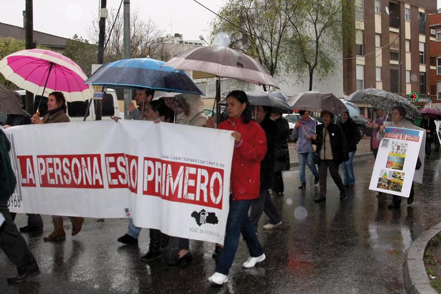 Manifestación de Pastoral Obrera