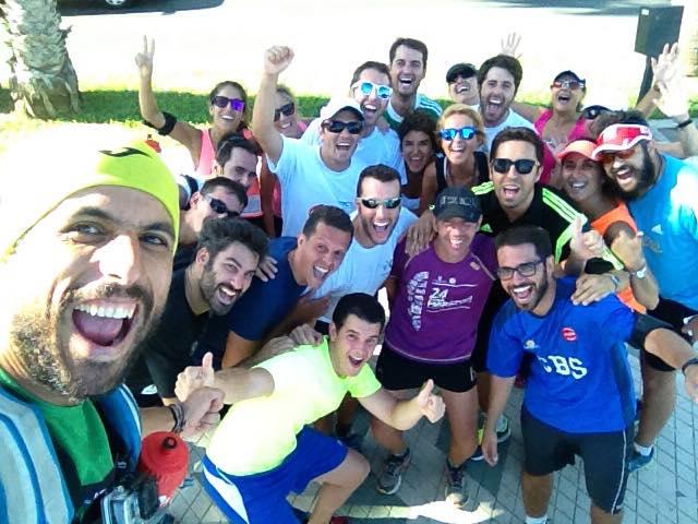 El deportista celebra su llegada a Málaga FOTO: FACEBOOK