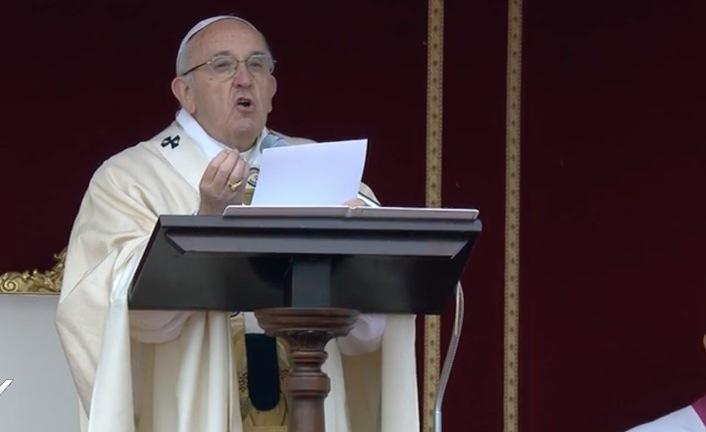 Papa Francisco, durante la homilía