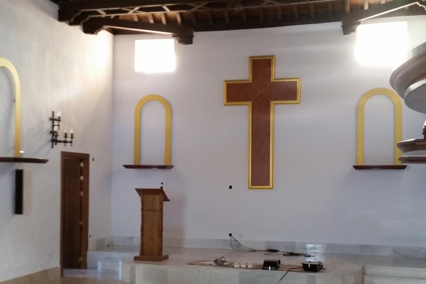 Iglesia de San Pedro de Corumbela, tras la rehabilitación