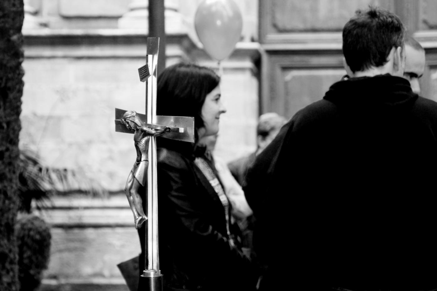 Cruz guía que nos ha acompañado durante el camino