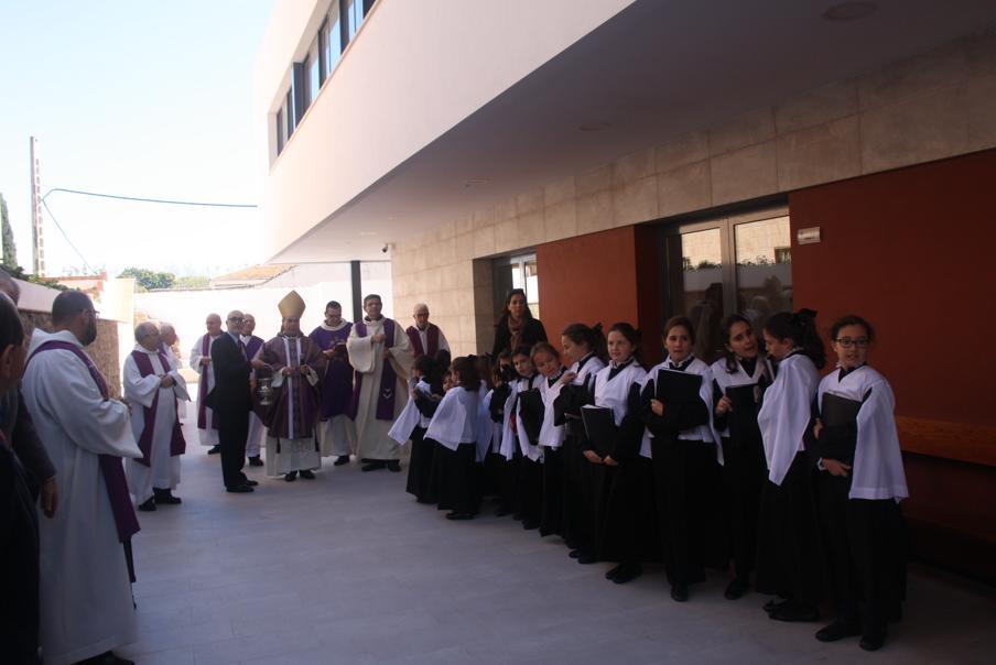 Bendición de Don Jesús de los nuevos salones parroquiales del Corpus Christi
