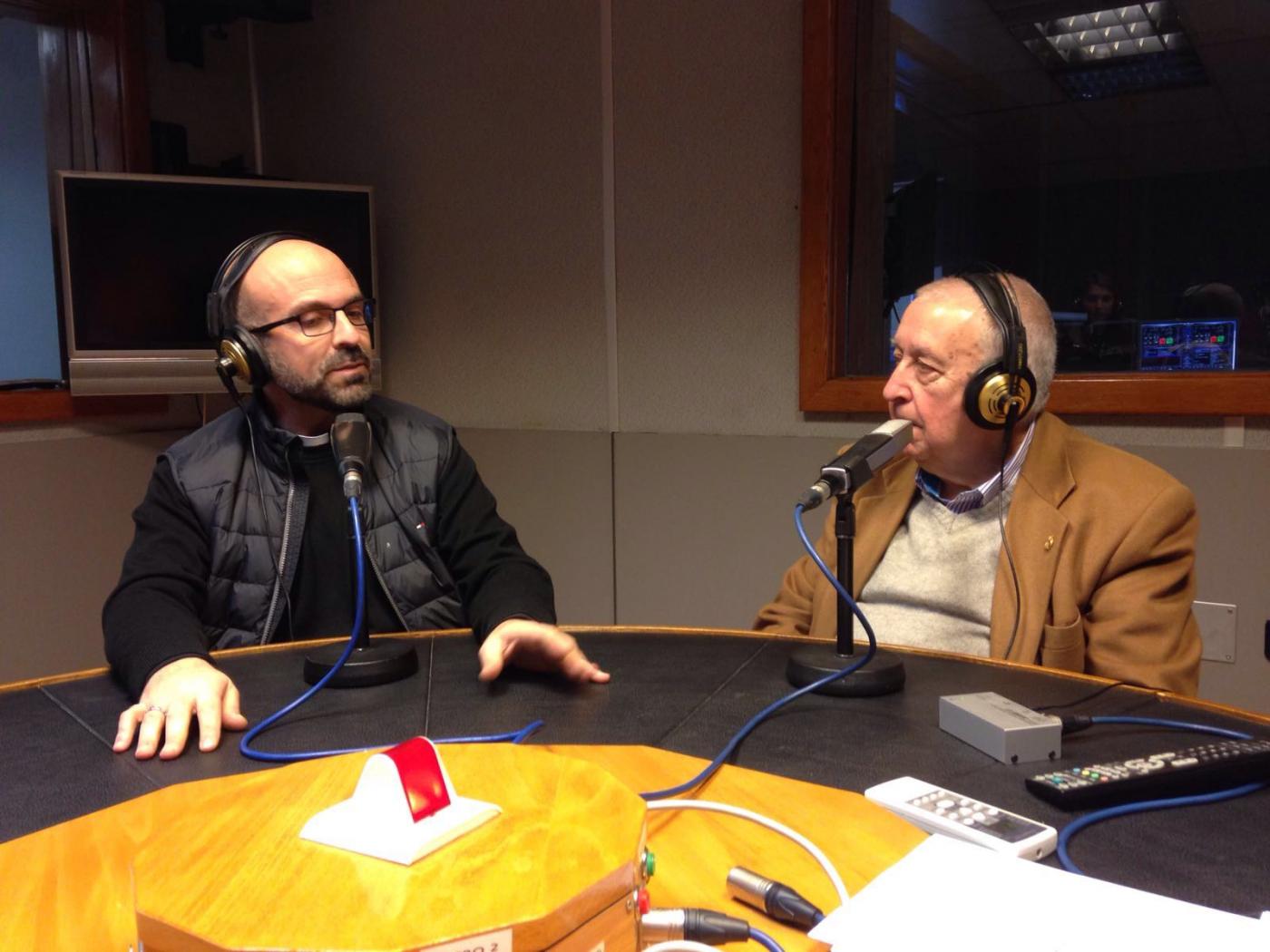 Antonio Coronado y Antonio Guadamuro, durante el programa
