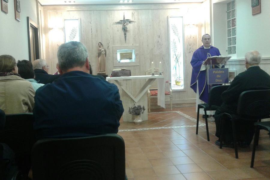 Encuentro con profesores y alumnos de la "ciudad de los niños" (Málaga)