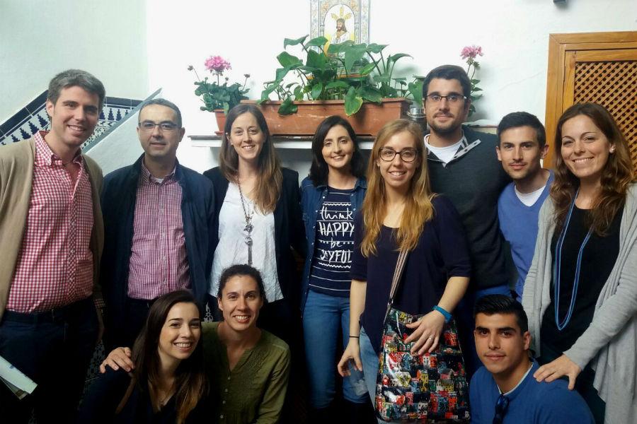 Durante la inauguración 