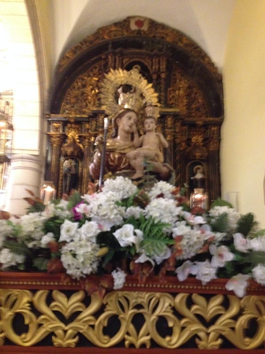 Traslado de la patrona de Melilla al Sagrado Corazón