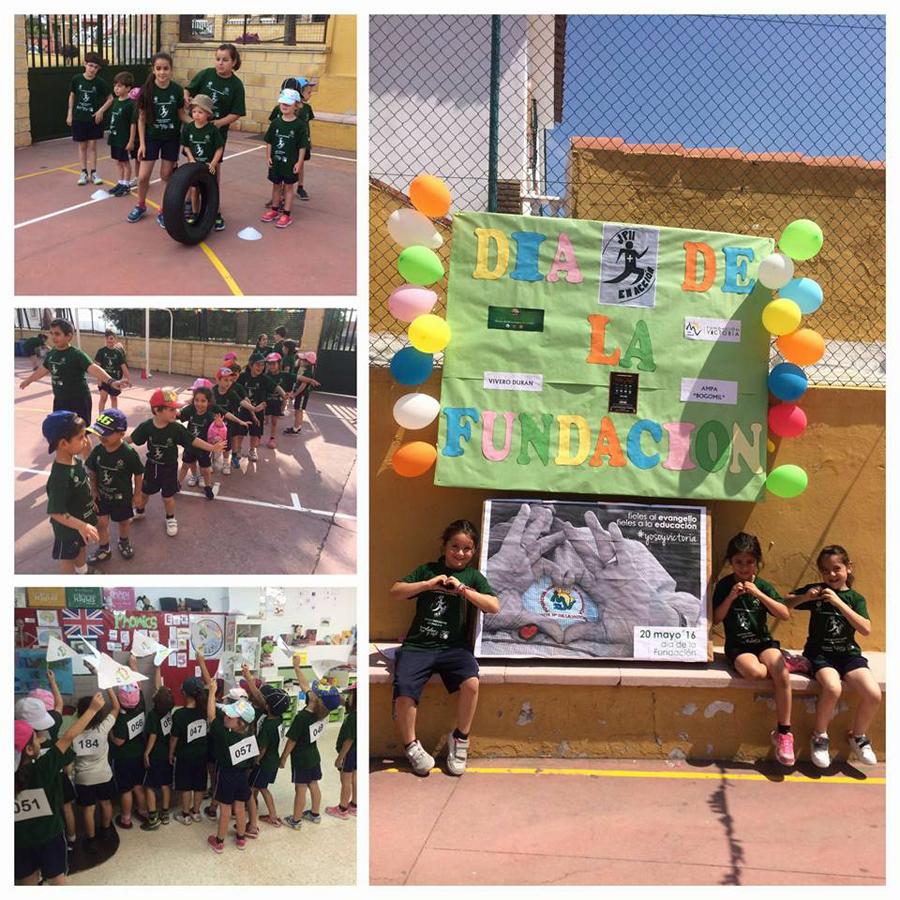 Carrera solidaria del Colegio Juan Pablo II a favor de "Calor y café"