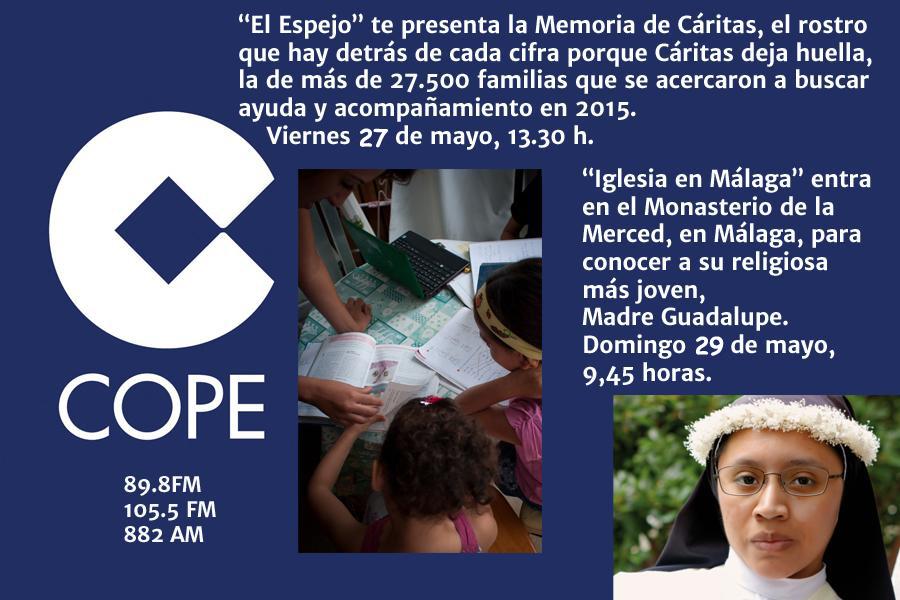 Cáritas y las religiosas Mercedarias en COPE Málaga