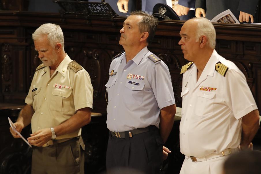 Oración ecuménica de capellanes militares de la OTAN en la Catedral de Málaga, en junio de 2016