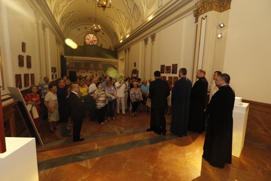 Inauguración de la exposición de iconos bizantinos "La luz del oriente". FOTO: S. FENOSA