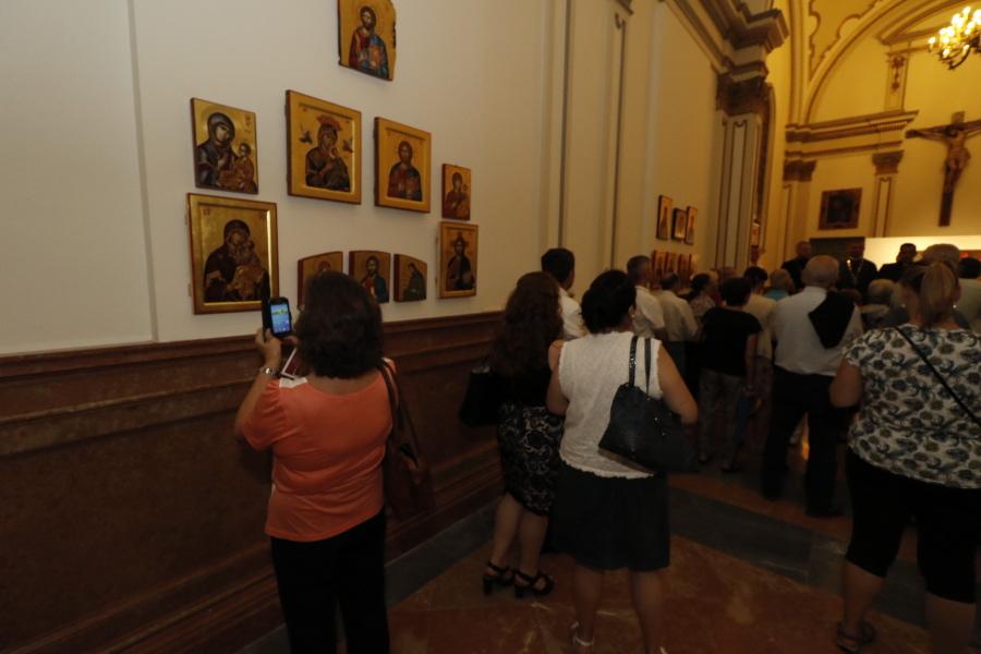 Inauguración de la exposición de iconos bizantinos "La luz del oriente". FOTO: S. FENOSA