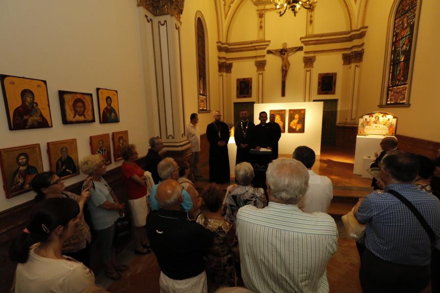 Inauguración de la exposición de iconos bizantinos "La luz del oriente". FOTO: S. FENOSA