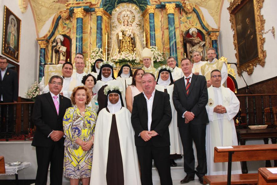 Celebración de la profesión de tres nuevas Carmelitas Calzadas en Cañete la Real