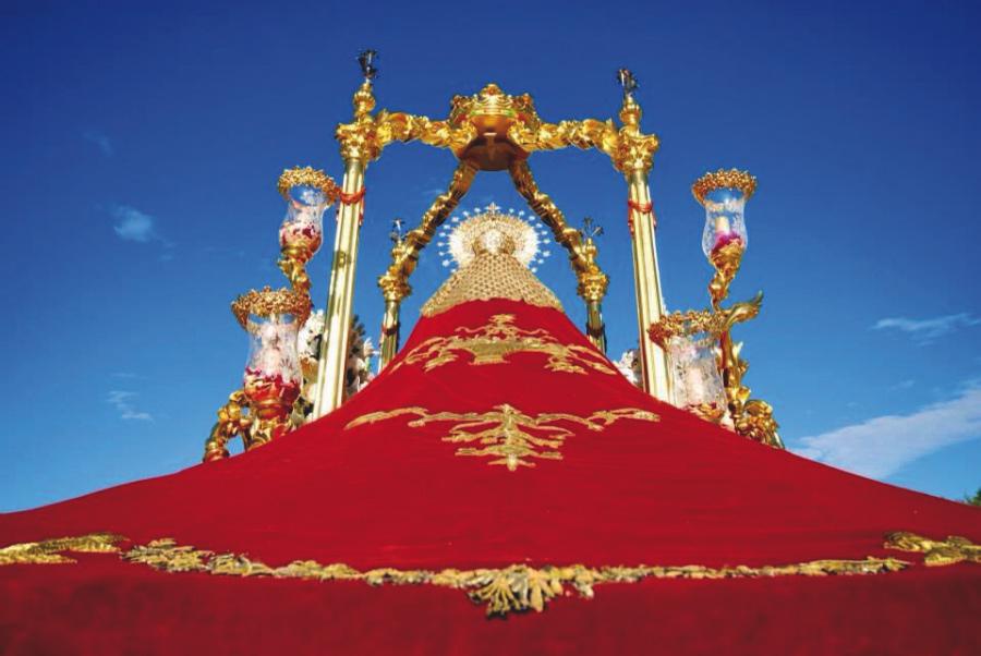 Alfarnate honra a su patrona, Ntra. Sra. de Monsalud