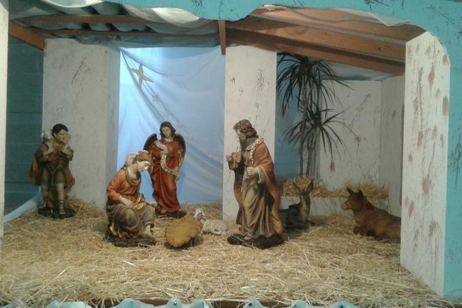 Belén de la parroquia María Madre de Dios, en Málaga