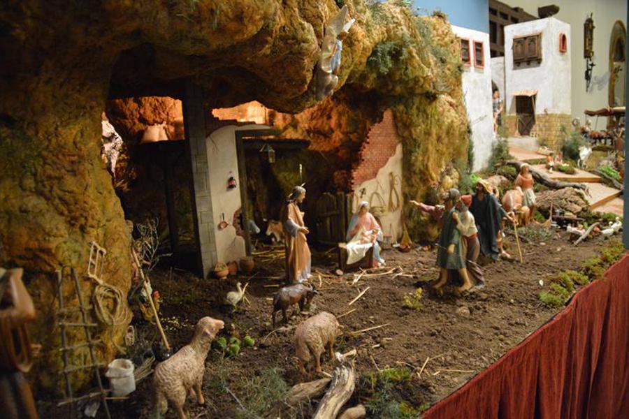 Belén de la parroquia de Santiago Apóstol de Monda