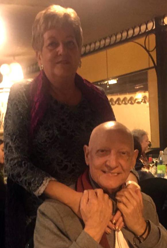 Valentín Robles junto a su esposa Maribel