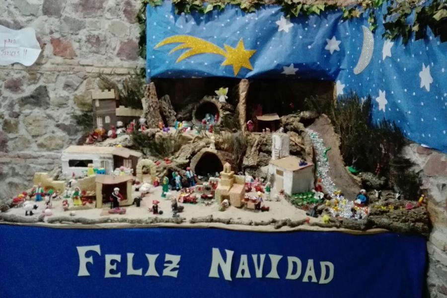 Belén del Colegio Sagrada Familia "El Monte"