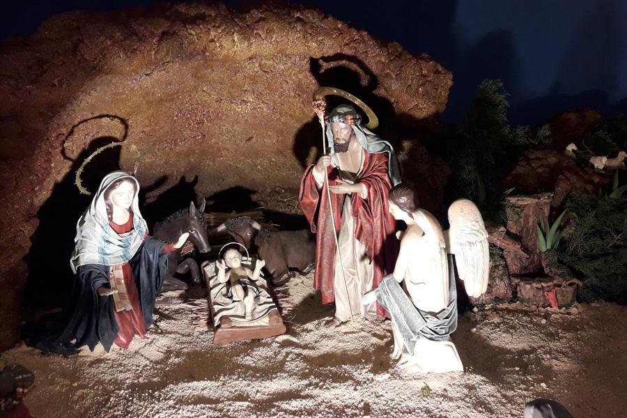 Belén de la parroquia de Santa Ana, en Manilva