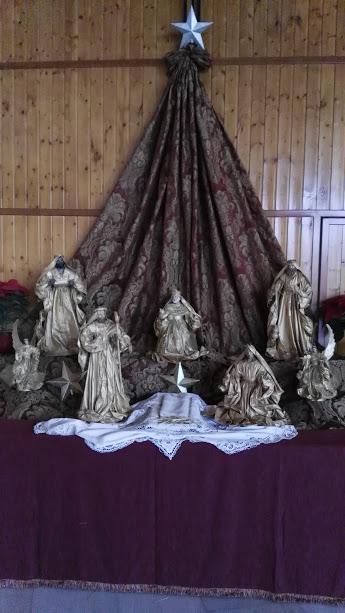 Belén de la pila bautismal de la parroquia de San José de Vélez-Málaga